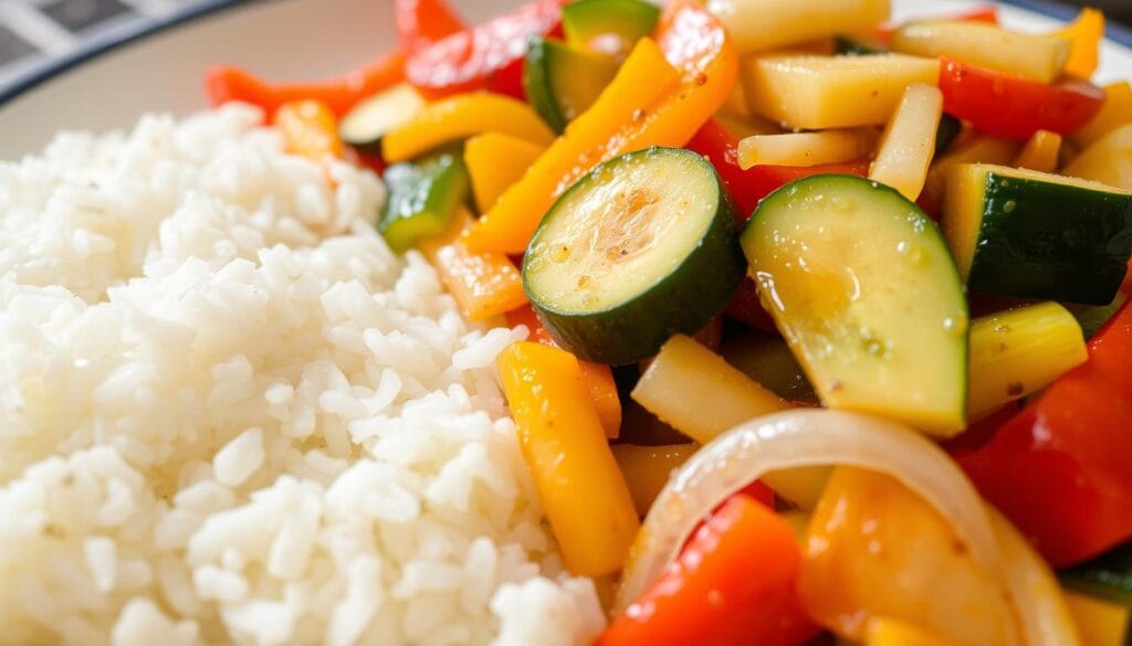 hibachi vegetables and rice