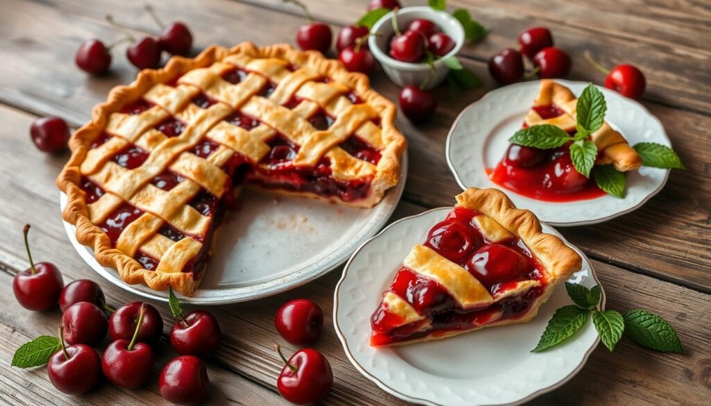 how to serve cherry pie