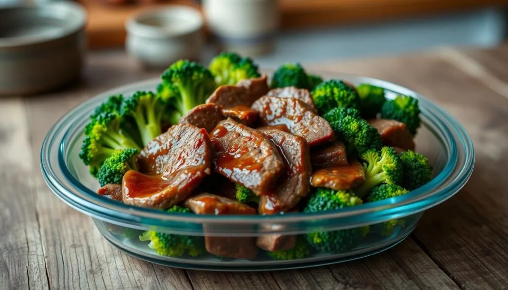 keto beef and broccoli leftovers