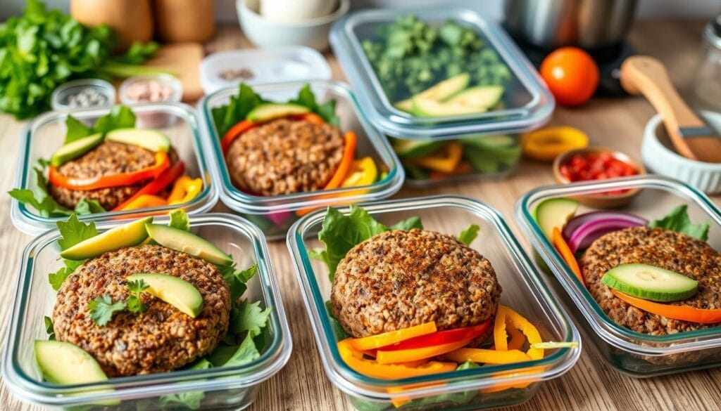 keto hamburger meal prep