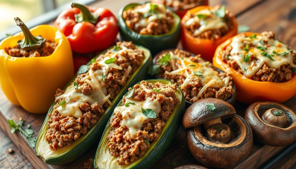 keto stuffed vegetables