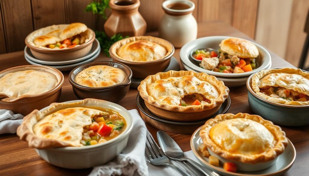 chicken pot pie variations