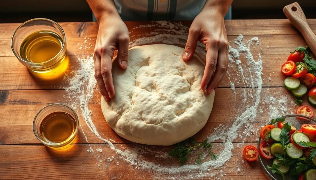 focaccia shaping