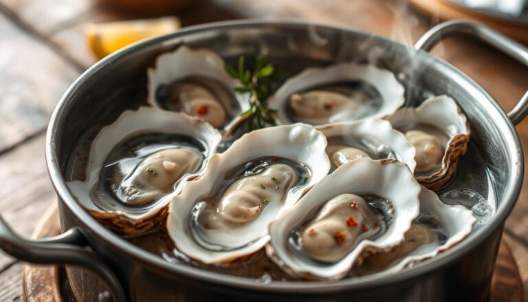 how to steam oysters