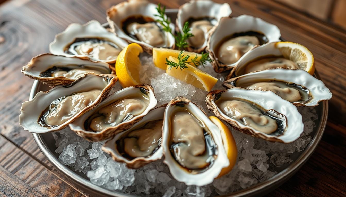 steamed oysters