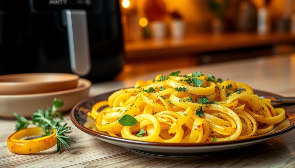 Perfect Air Fryer Spaghetti Squash