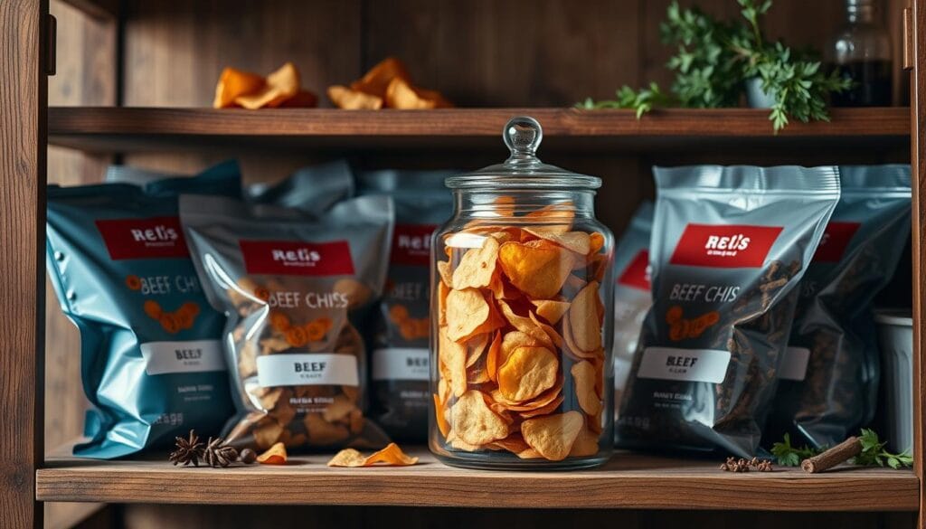 beef chips storage