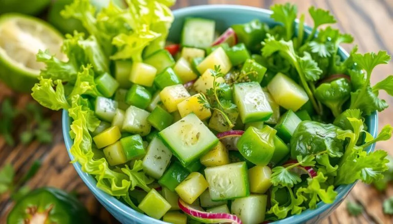 crunchy green salad