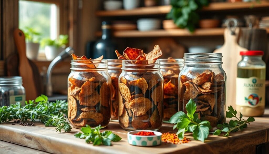 homemade beef chips storage