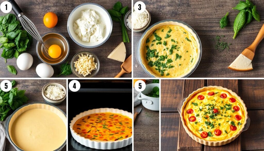 quiche recipe steps