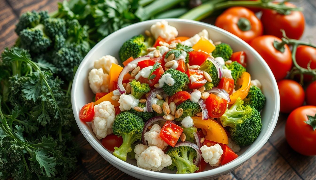 Hello Broccoli Cauliflower Salad