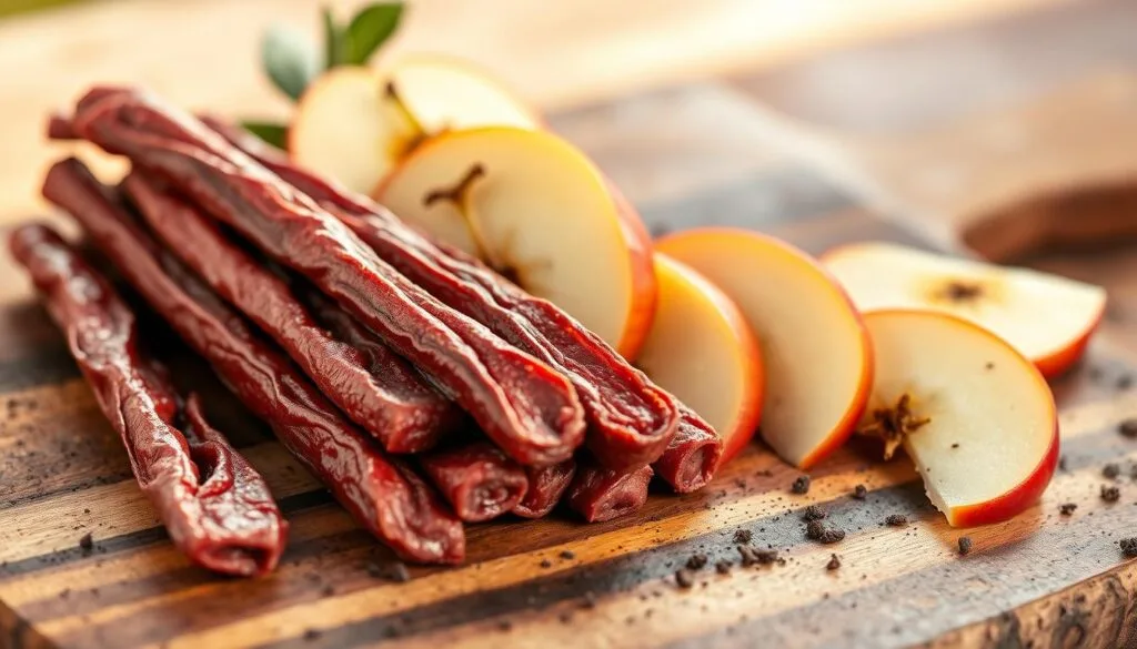 healthy snacking beef sticks
