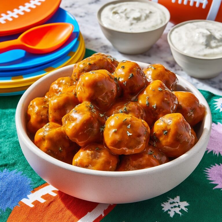 Buffalo Ranch Meatballs Recipe