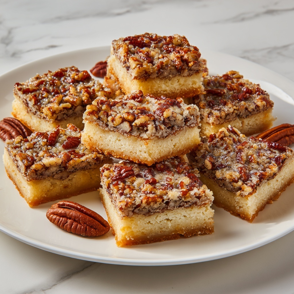 Crescent Roll Pecan Pie Bars Recipe - Recipe Image
