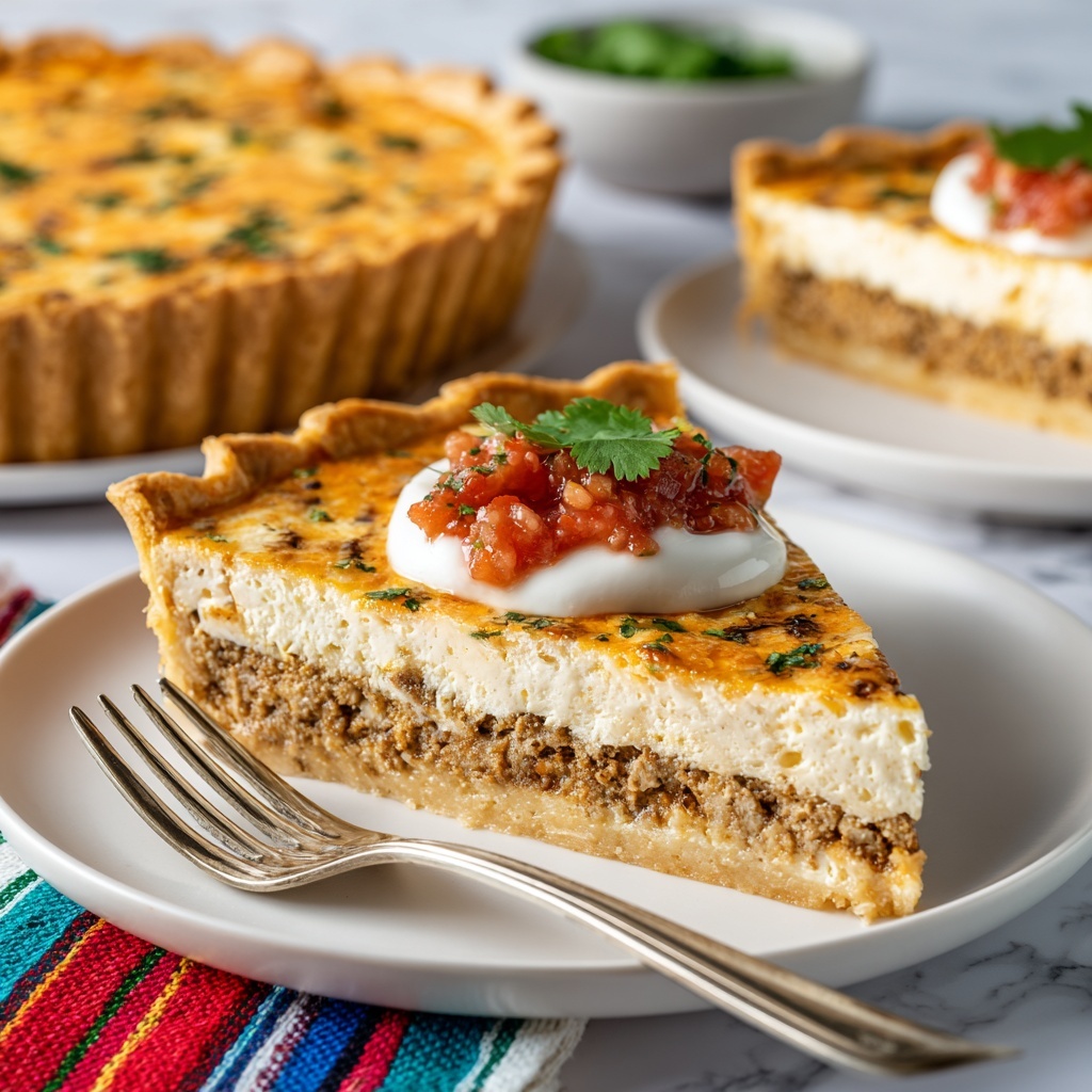 Taco Ranch Quiche Recipe - Recipe Image