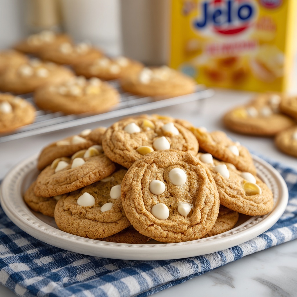 Lemon White Chocolate Chip Cookies Recipe - Recipe Image