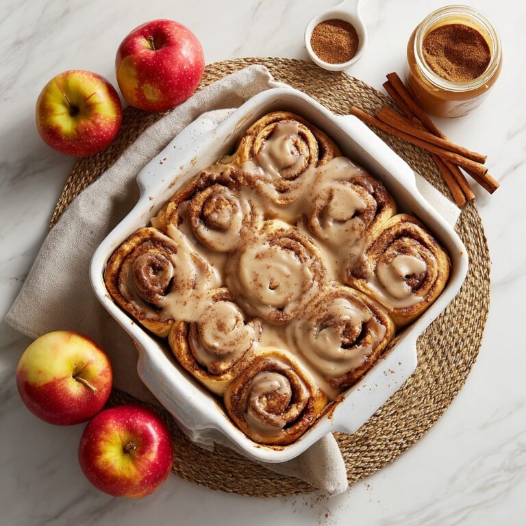 Vegan Cinnamon Rolls with Apple Pie Filling Recipe