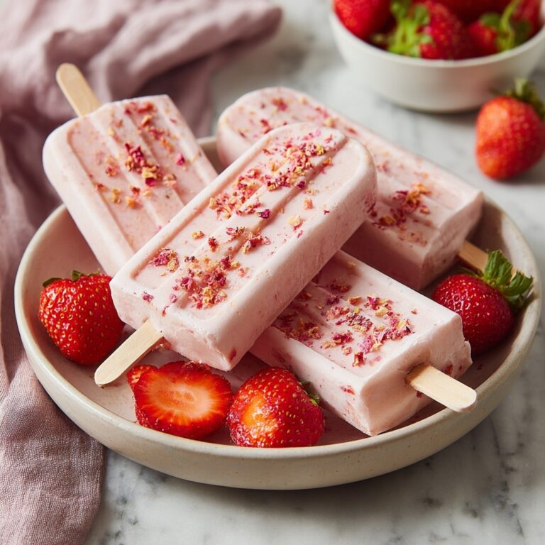Vegan Strawberry Ice Cream Bars Recipe