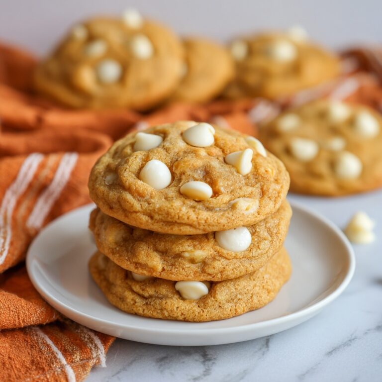 Pumpkin White Chocolate Chip Cookies Recipe