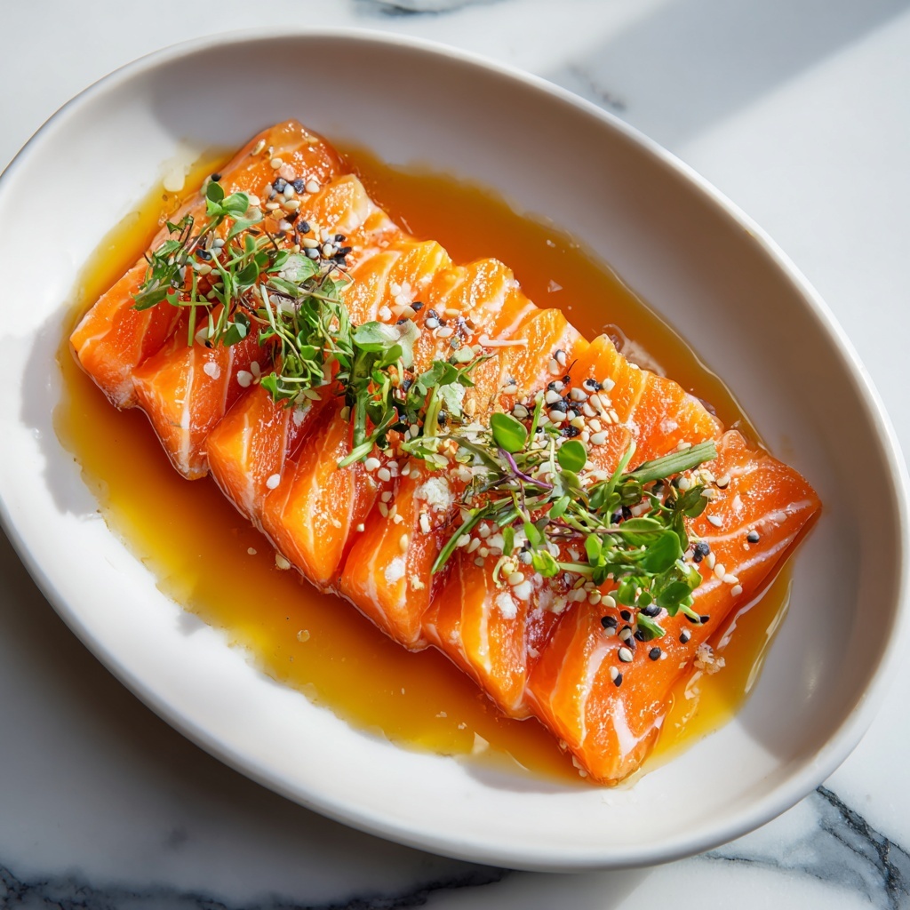 Spicy Salmon Crudo & Carrots Recipe - Recipe Image