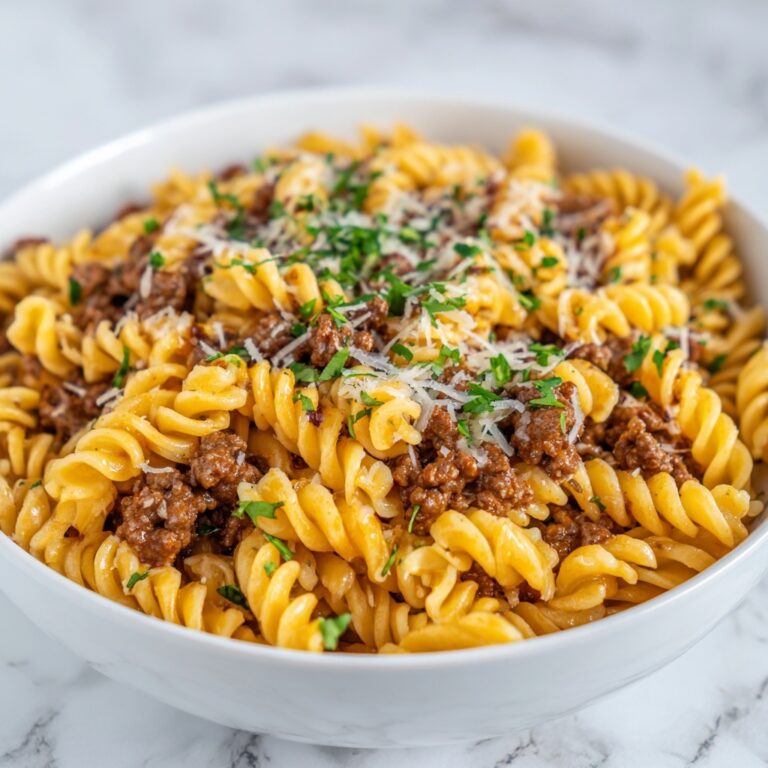 One-Pot Beef and Cheddar Ranch Pasta Recipe