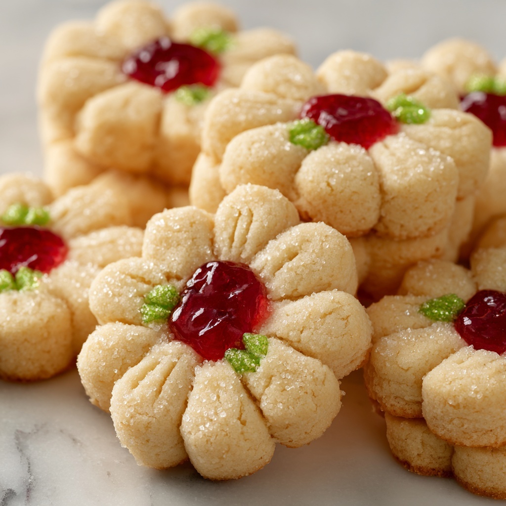4-Ingredient Christmas Shortbread Cookies Recipe - Recipe Image