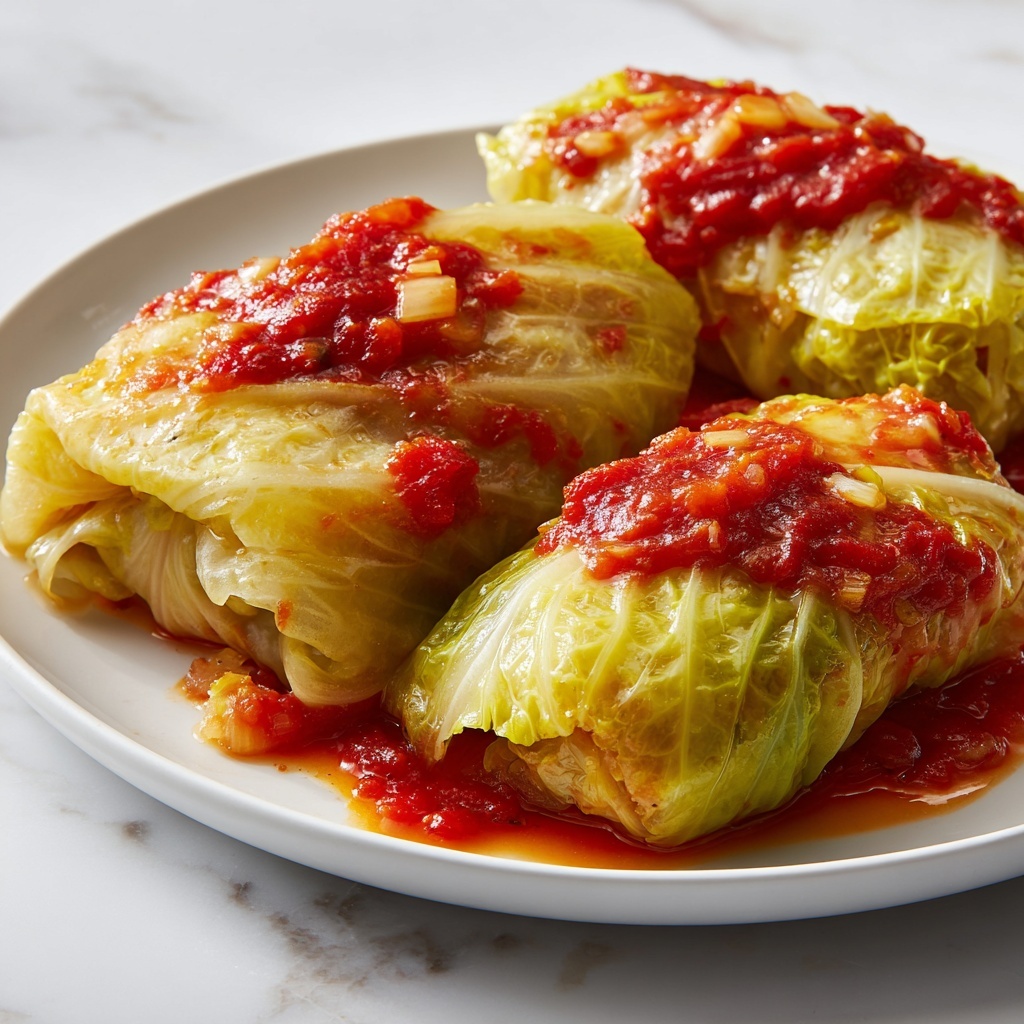 Vegetarian Stuffed Cabbage Rolls Recipe - Recipe Image