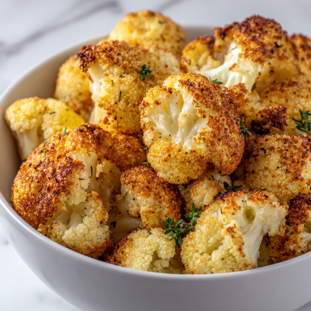 Roasted Parmesan Cauliflower Bites Recipe - Recipe Image