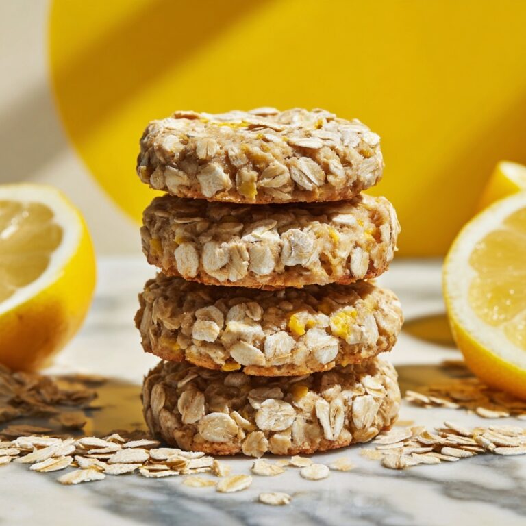 Lemon Oatmeal No-Bake Cookies Recipe