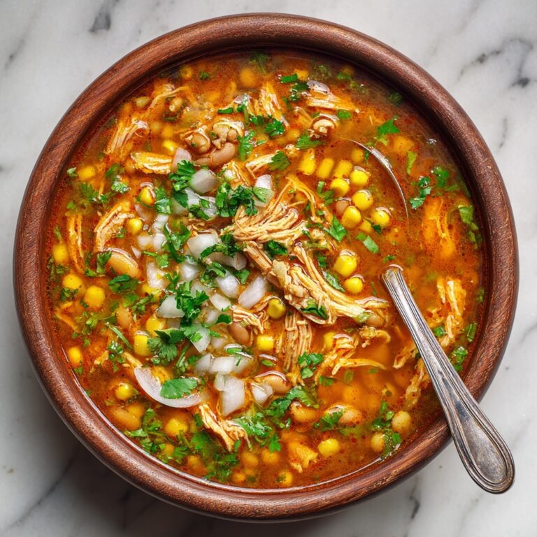 Red Chicken Pozole Soup Recipe