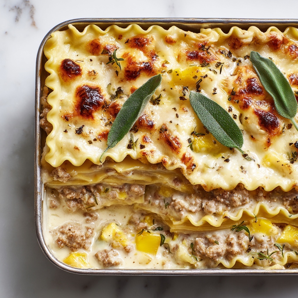 Butternut Squash and Sage Lasagna Recipe - Recipe Image