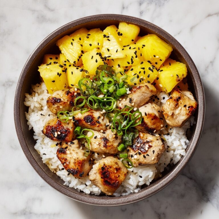 Baked Pineapple Chicken Bowls Recipe
