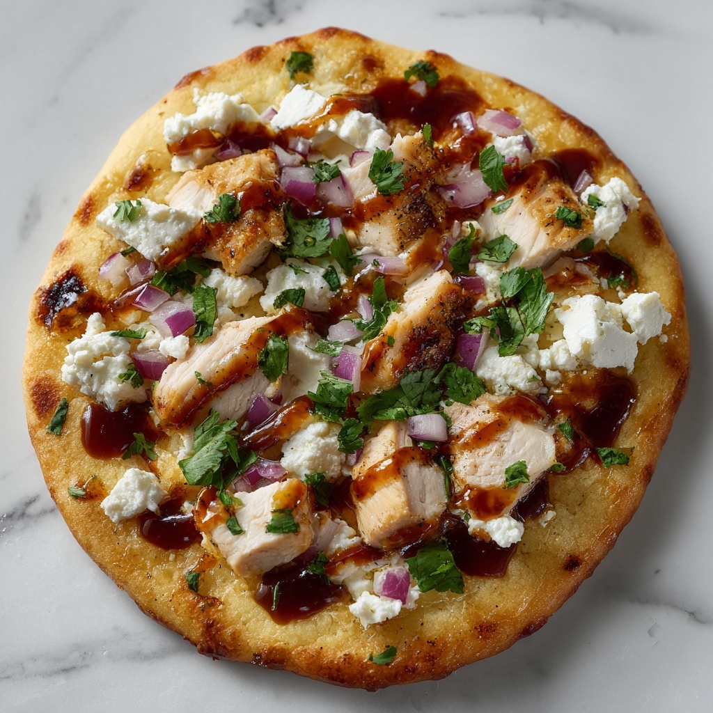 Rotisserie Chicken BBQ Flatbread Recipe - Recipe Image