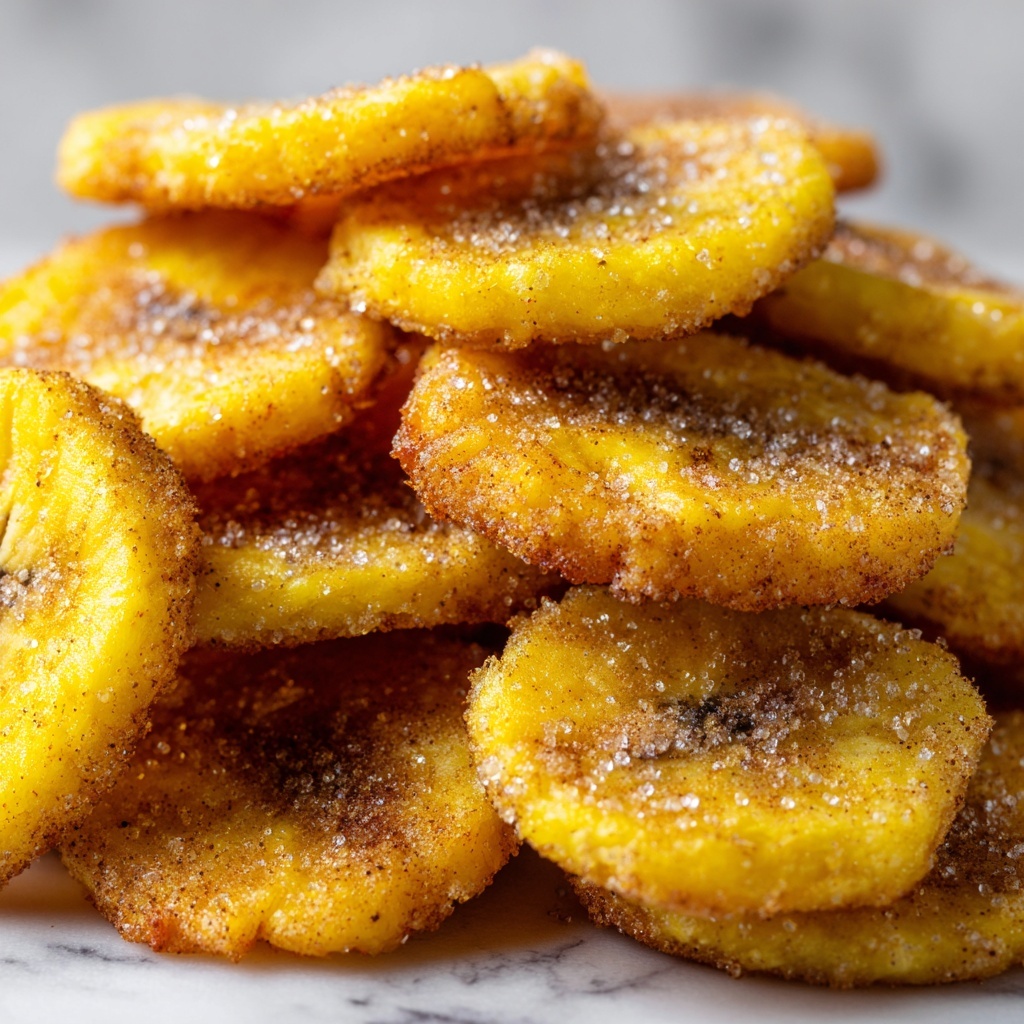 Cinnamon-Sugar Air Fryer Banana Chips Recipe - Recipe Image