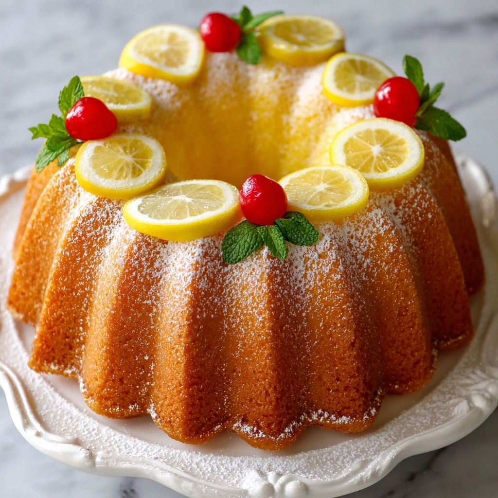 Extreme Lemon Bundt Cake Recipe - Recipe Image