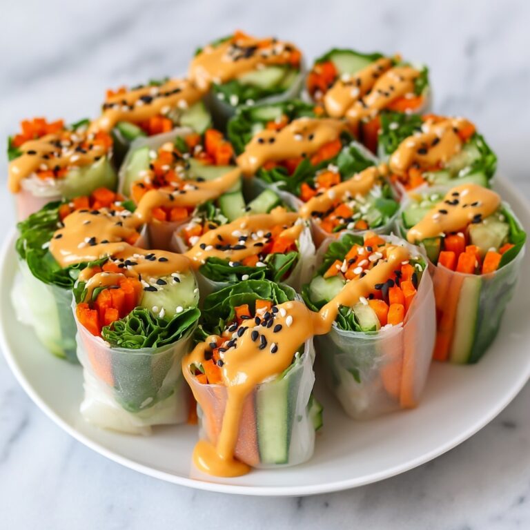 Hearty Veggie Rolls with Peanut Sauce Recipe