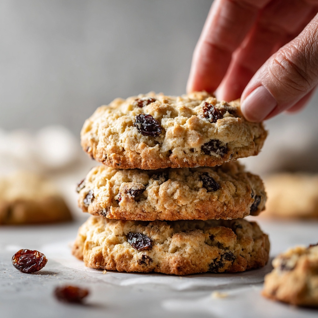 Soft & Chewy Oatmeal Raisin Cookies Recipe - Recipe Image