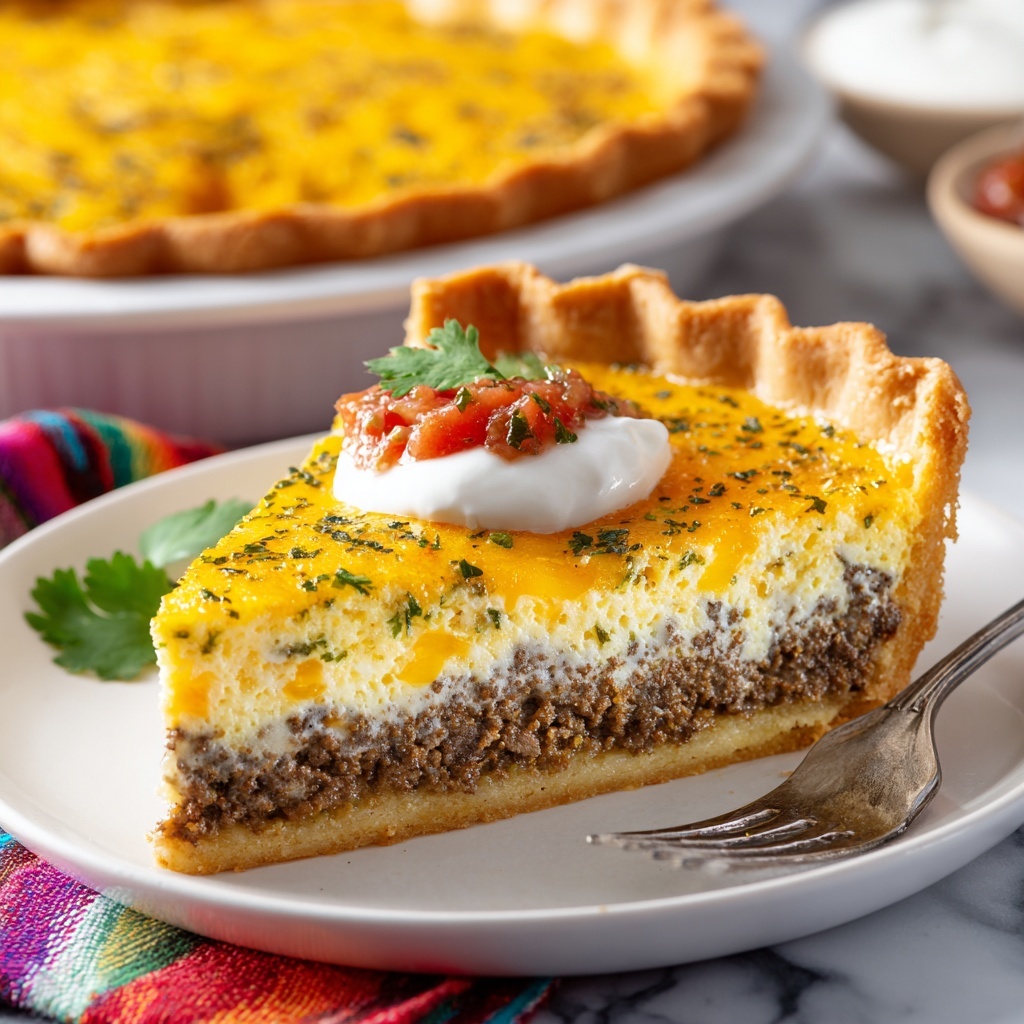 Taco Ranch Quiche Recipe - Recipe Image