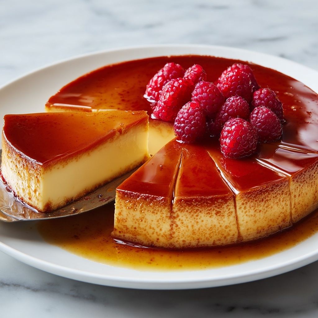 Vegan Caramel Flan Recipe - Recipe Image