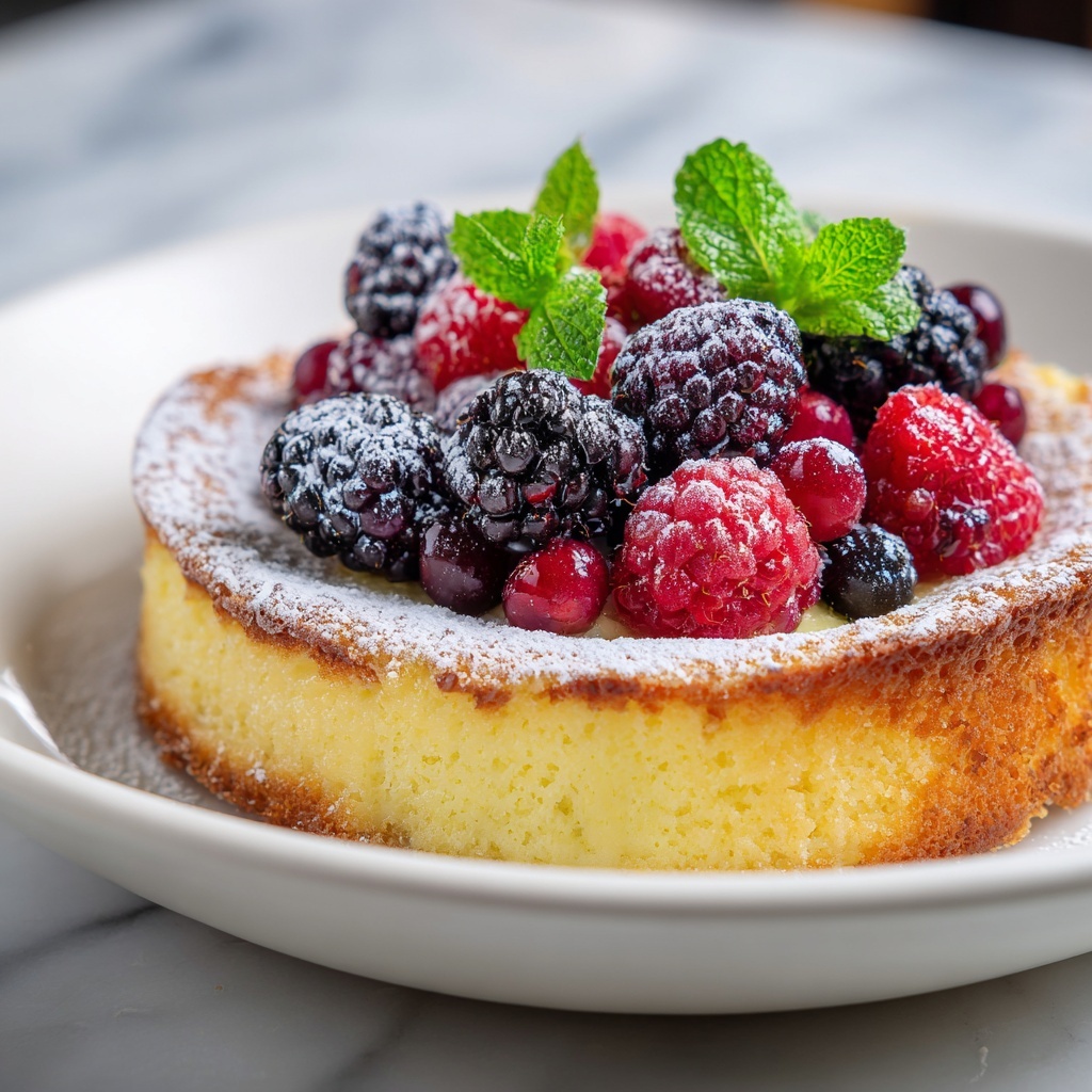 Wild Berry Bread Pudding with Orange Sauce Recipe - Recipe Image