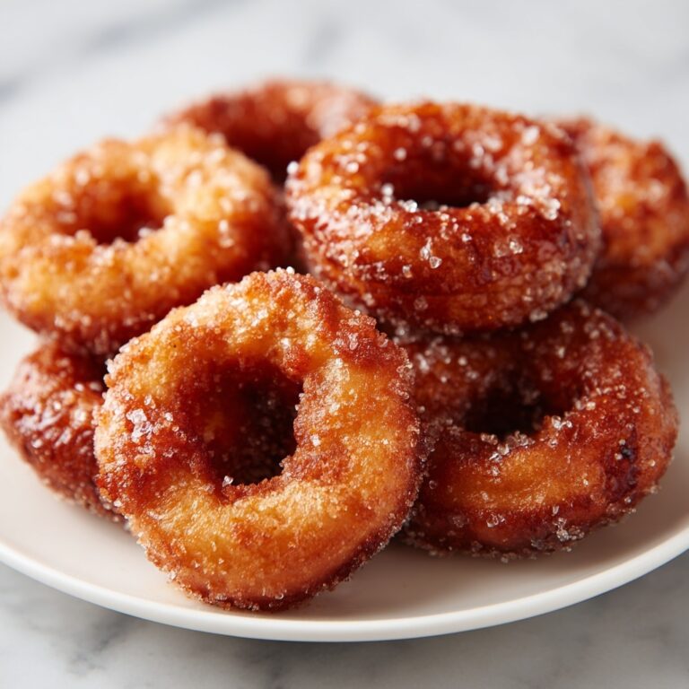 Fried Doughnuts with Sugar Recipe