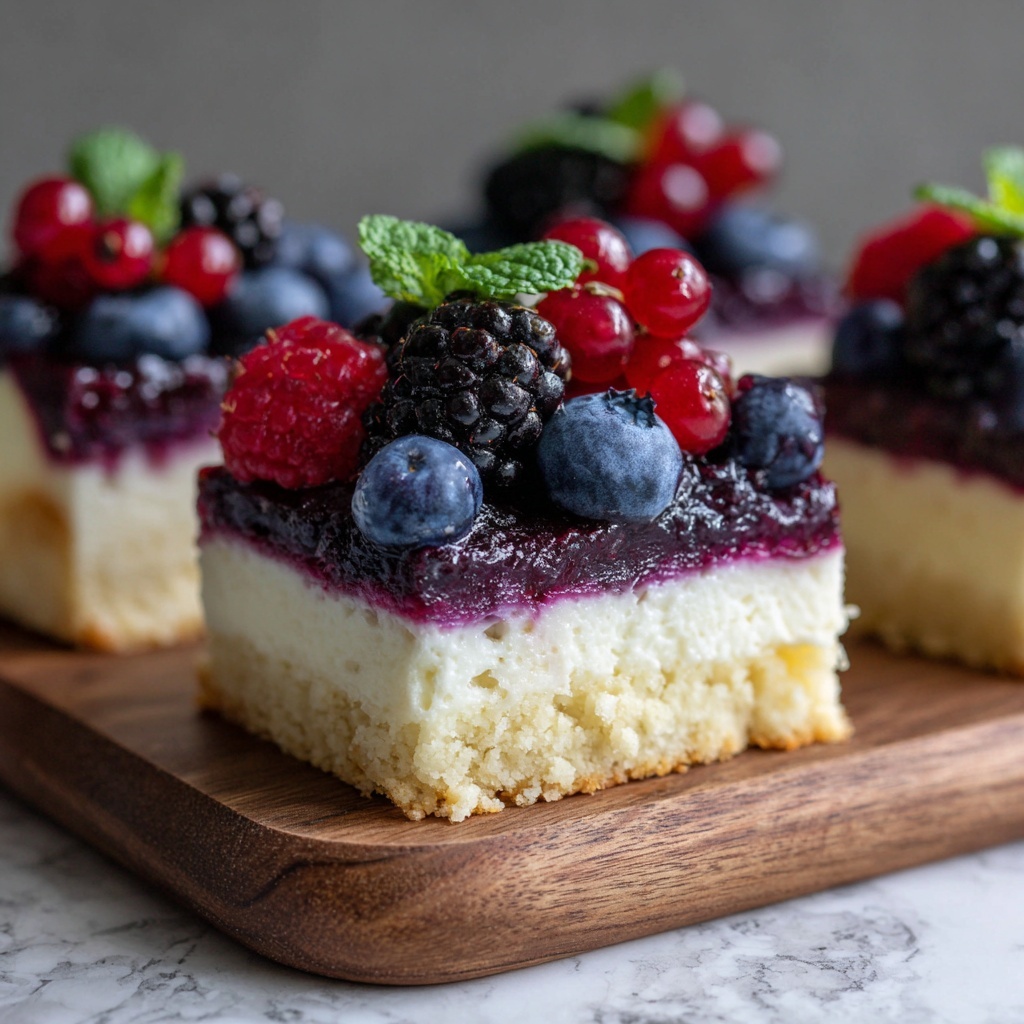 Summer Berry Cake Recipe - Recipe Image