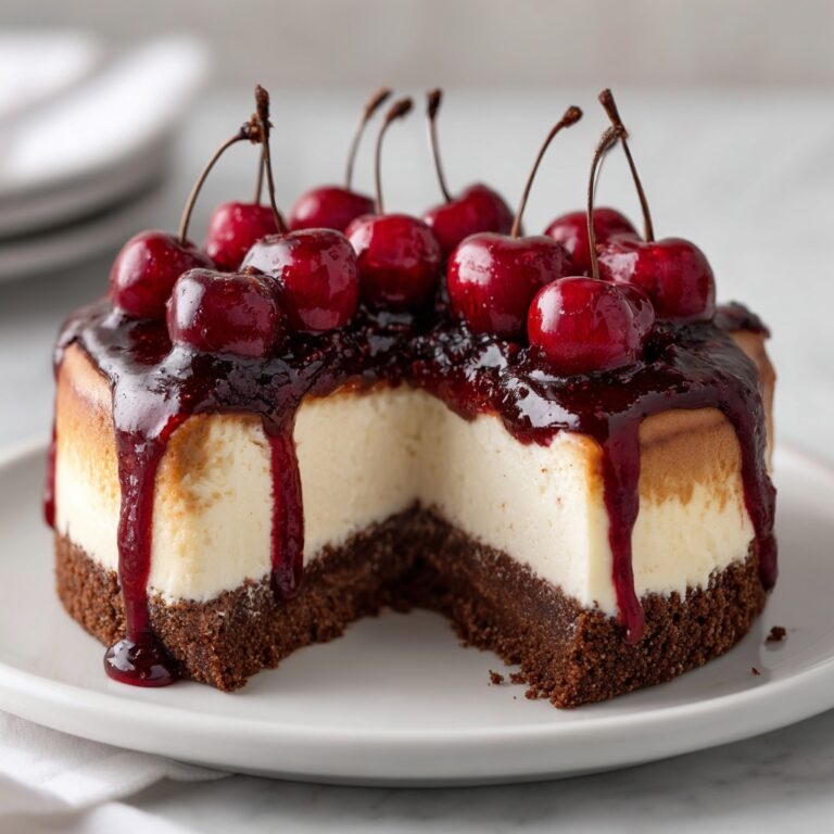 Chocolate Cherry Cheesecake Recipe