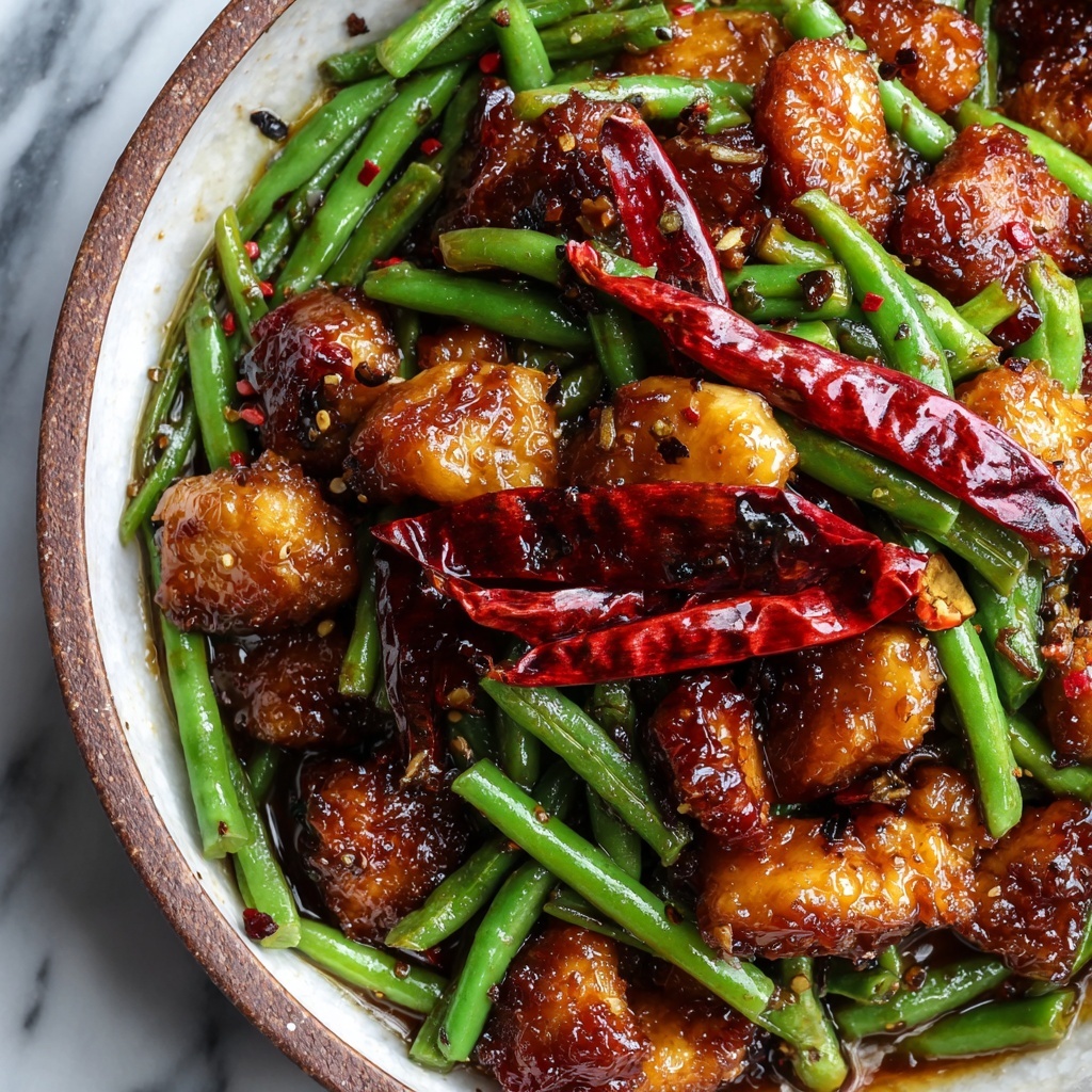 Chicken Green Bean Stir Fry with Sweet Chili Sauce Recipe - Recipe Image