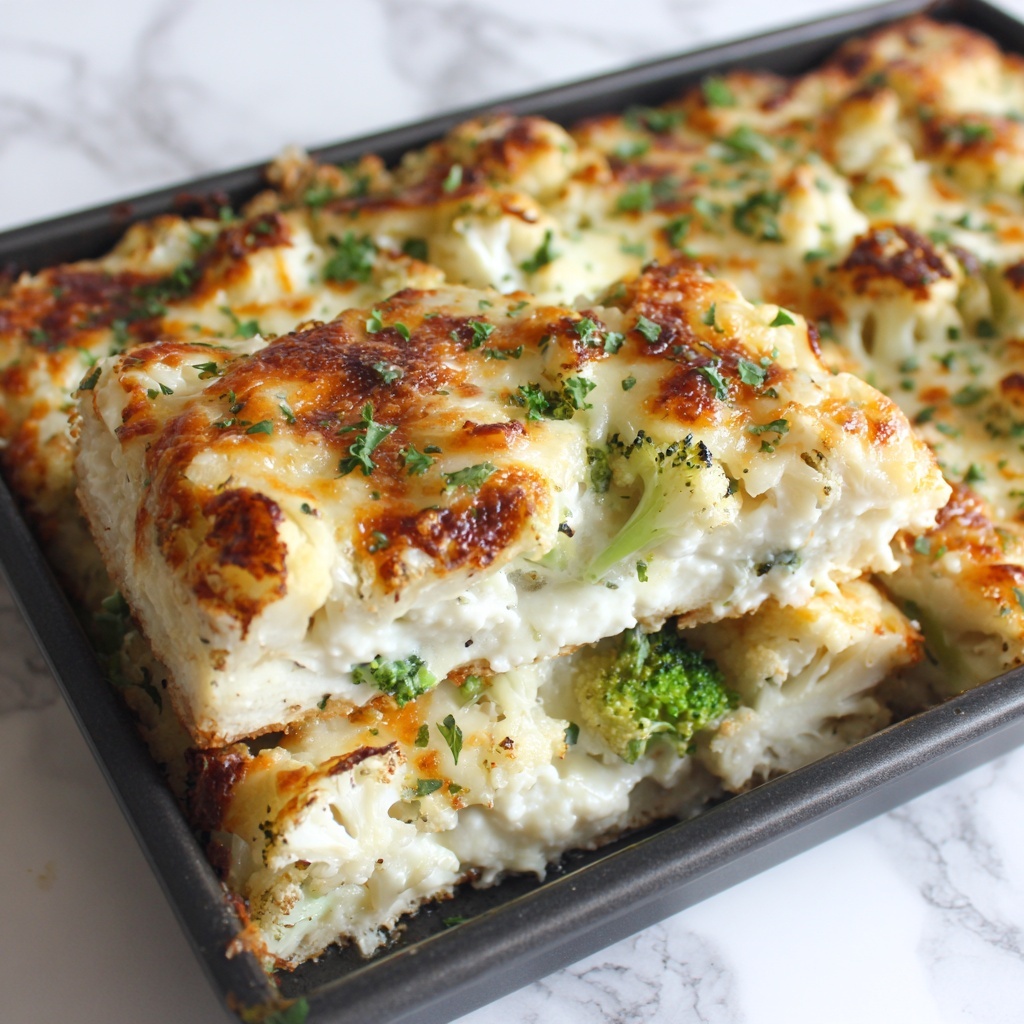 Cauliflower and Broccoli Gratin Recipe - Recipe Image