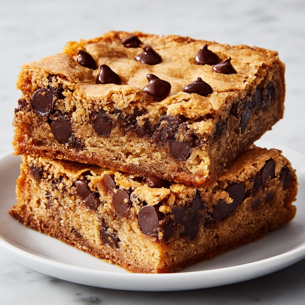 Peanut Butter Chocolate Chip Cookie Bars Recipe - Recipe Image