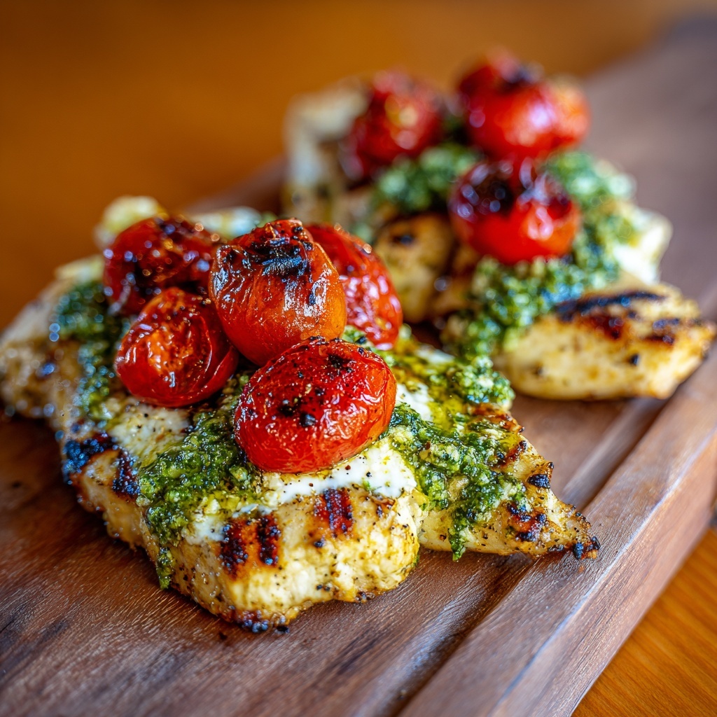 Grilled Chicken Margherita Recipe - Recipe Image