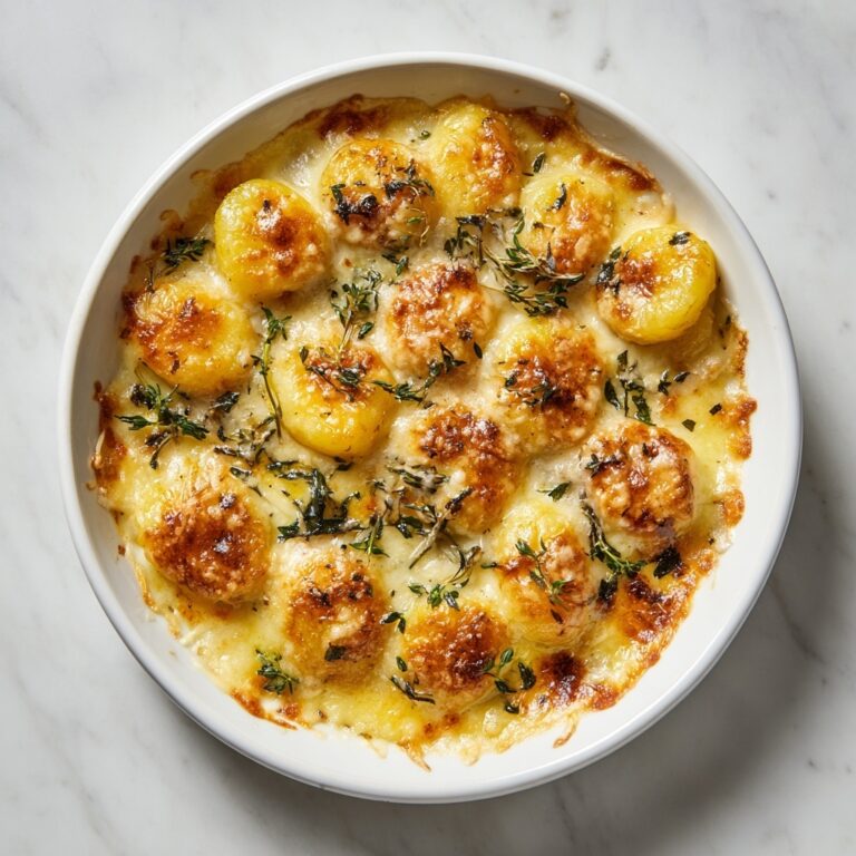 Baked French Onion Gnocchi Recipe
