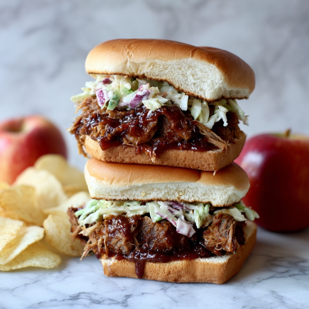 Crockpot BBQ Pulled Chicken Sandwiches Recipe - Recipe Image