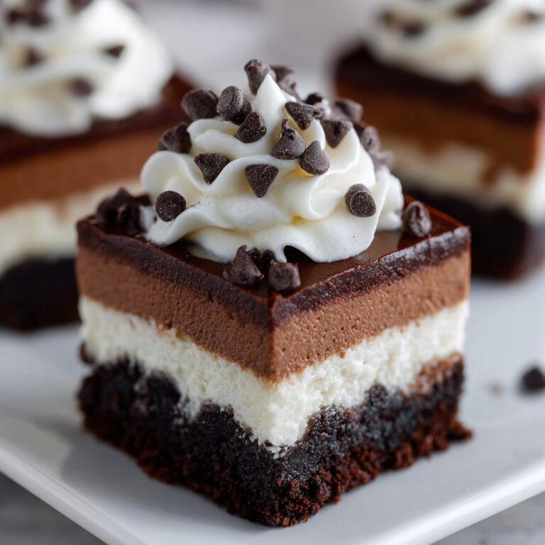 No-Bake Chocolate Mousse Bars Recipe